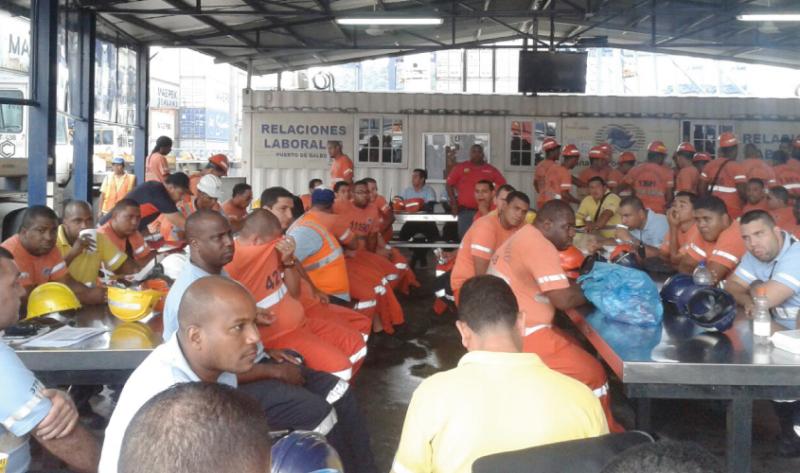 Panamanian port workers meet ahead of the negotiations