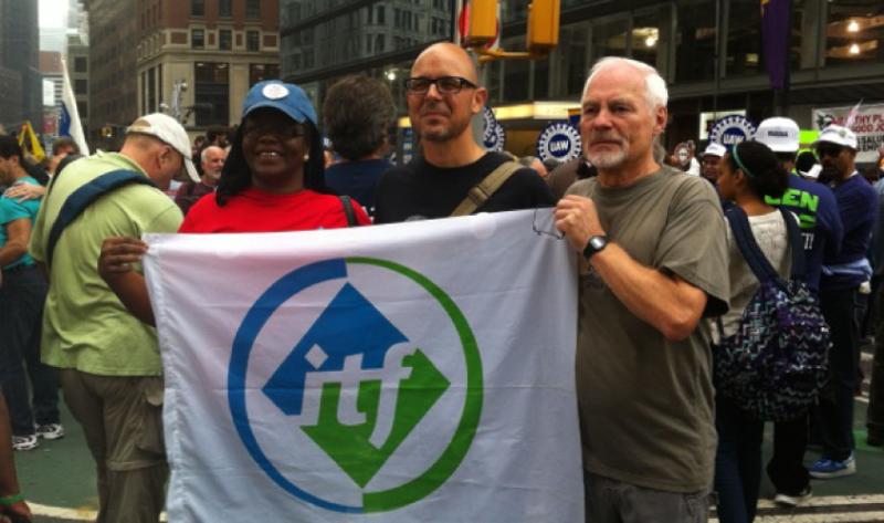 The People's Climate action brought together activists from across the union movement
