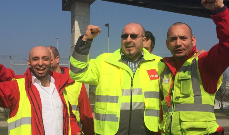 Striking Acciona workers