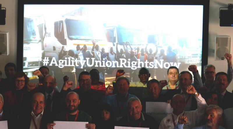 Inland transport unions demonstrate solidarity with Kenya truckers