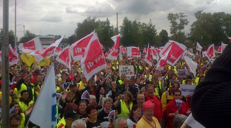 The scene outside today's AGM