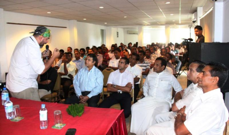 HIV awareness training at the Sri Lanka maritime academy