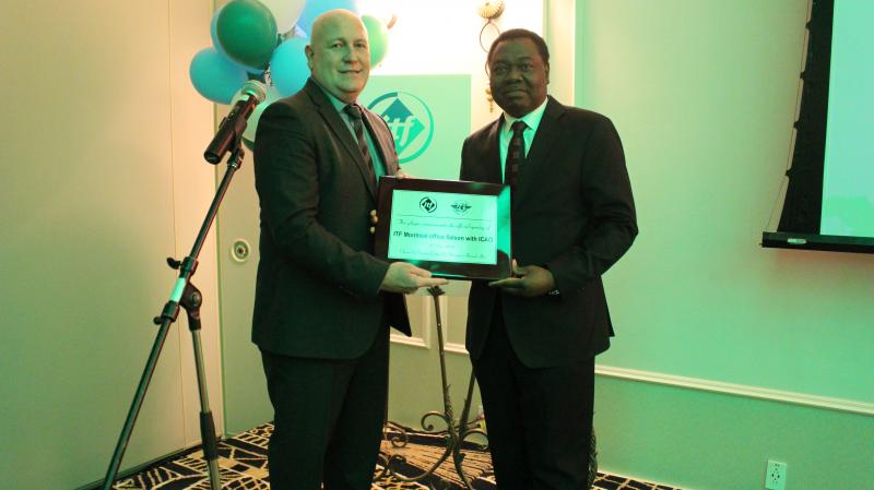 The office was opened by ITF general secretary Stephen Cotton and ICAO president Dr.Olumuyiwa Benard Aliu