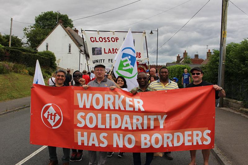 The ITF was proud to take part in the Tolpuddle festival