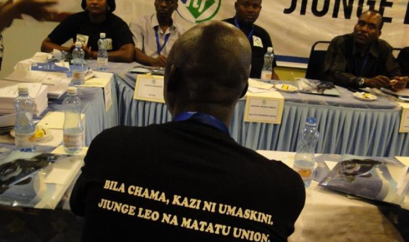 Kenyan informal matatu and bus transport workers’ unions at ITF seminar