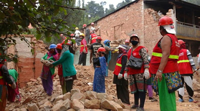 ITWAN members rebuilding homes in Kathmandu